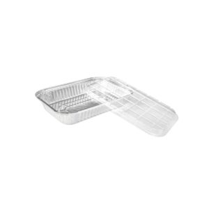 Bandeja Alumínio com tampa PET – 1500ml