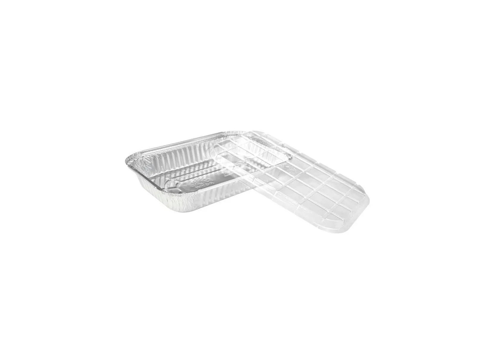Bandeja Alumínio com tampa PET – 1500ml